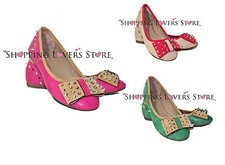 SCARPE DONNA BALLERINE BORCHIE