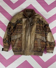 Giacca bomber pelle retrò vintage