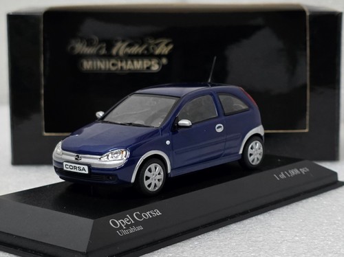 Opel corsa 2000 blu - c, 1:43