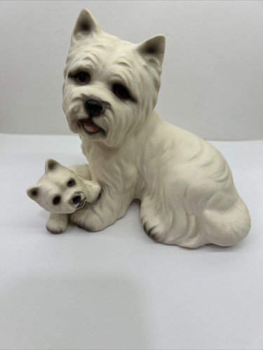 Vintage west highland terrier - highland,