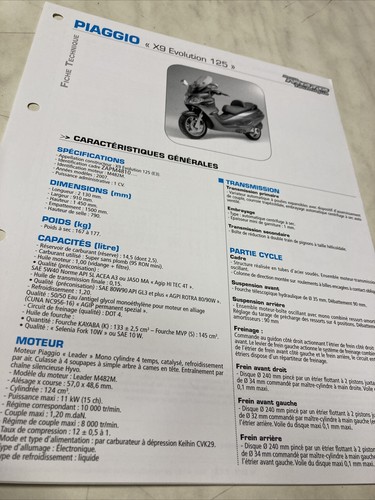 Piaggio 125 evolution 2007 - piaggio,