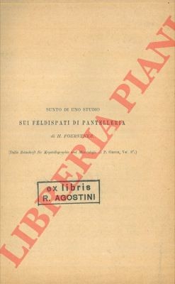 Foerstner sunto di uno - foerstner,
