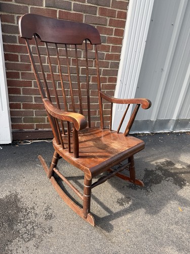 Sedia dondolo vintage in - sedia,