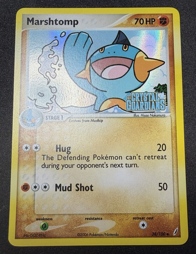 Pokémon tcg marshtomp 100 - tcg, 38/100