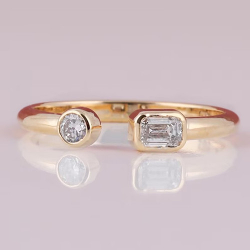 Anello fidanzamento con - anello, di