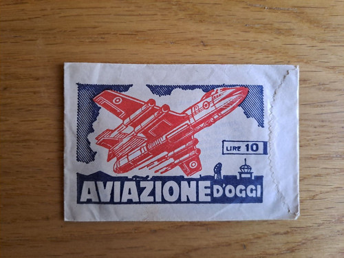 Bustina figurine aviazione - bustina, figurine: