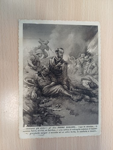 Cartolina cappellano militare - cartolina,