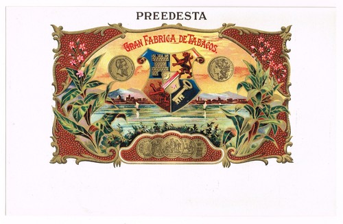 Originale c1900 scatola sigari - originale,