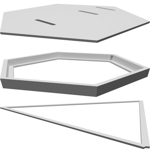 Cornice esagonale porta - cornice,