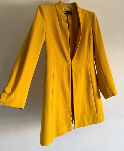 Zara giacca blazer giallo - zara,