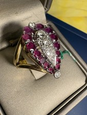 anello oro 18 kt vintage CON