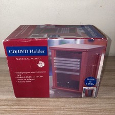 Porta cd/dvd legno naturale