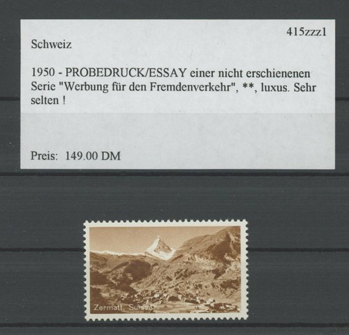 Svizzera esemplare 1950 saggio - svizzera,