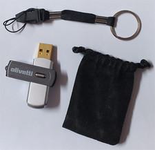 Chiavetta Usb Olivetti vintage 1Gb con custodia e laccetto