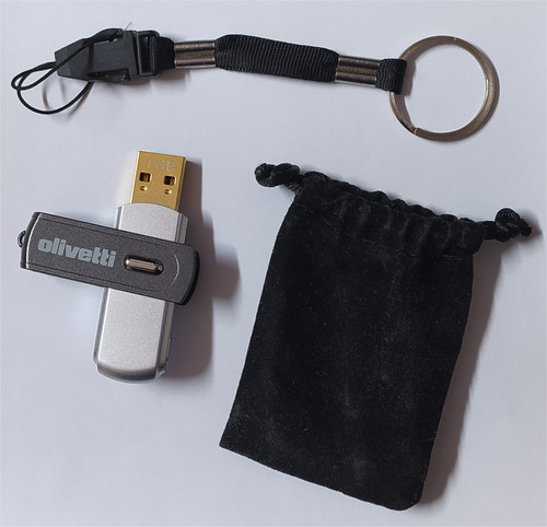 Chiavetta usb olivetti vintage - chiavetta,