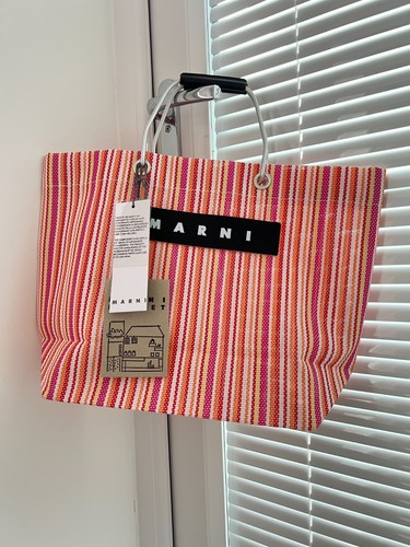 Borsa marni market righe - borsa,