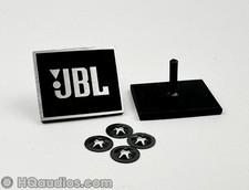 JBL Logo Badges Set (2) Flat o Peg Mount Replica dei loghi originali JBL Speaker