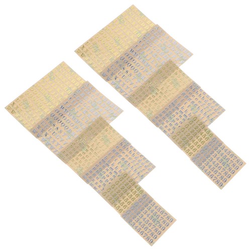 Sheets numeri adesivi gli - 12,