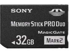 Mark2 32GB 32Go Memory Stick MS Pro Duo Mémoire Carte for SONY Cybershot Caméra