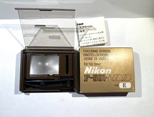 Nikon focusing screen type - type, e