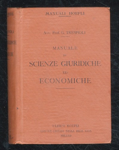 Manuale scienze giuridiche - manuale, di