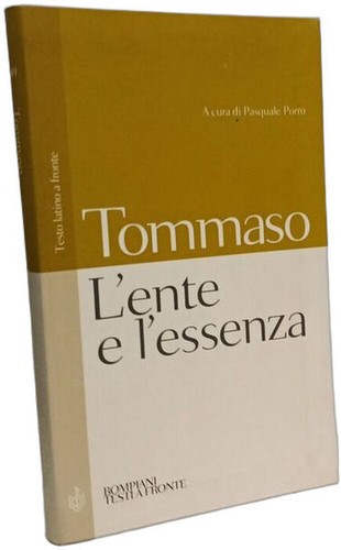 Ente essenza testo - l'ente,
