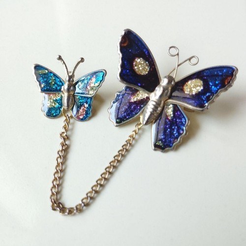 Spilla farfalla vintage tono - spilla,