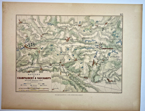 Mappa battaglie champaubert - mappa, di