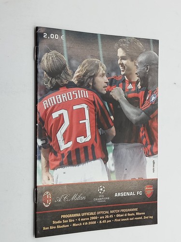 Programma ufficiale milan - programma,
