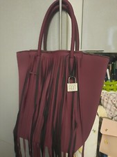 borsa save my bag prugna con frange