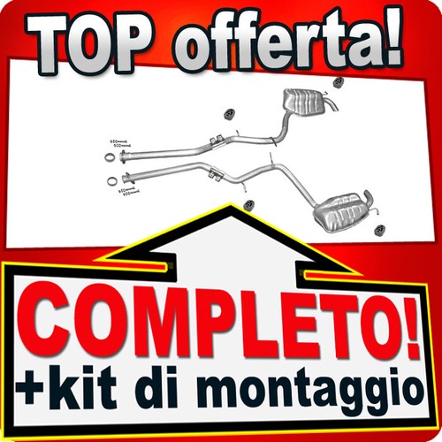 Scarico completo per mercedes - scarico,
