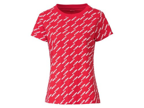 Shirt lidl rouge tee multi - lidl,