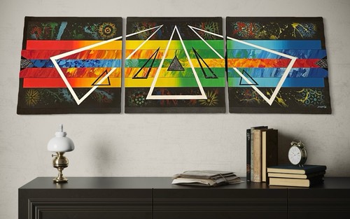 Quadro opera arte astratta - quadro,