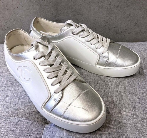 Chanel women logo silver - women's, cc