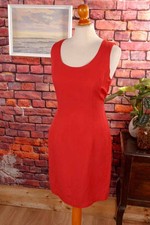 Vintage Tubino Rosso Seta 90er