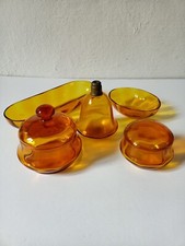 -70% Bellissimo set da toilette in vetro - anni '40-'50 - ottime condizioni 