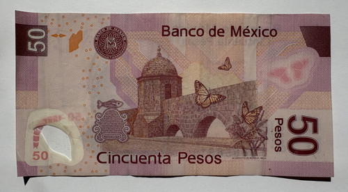 Banconota messico pesos - 50,
