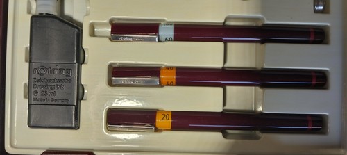 Rotring rapidograph set