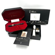 Penna Stilografica Delta Adolphe Sax Special Edition nera oro 750k limitata