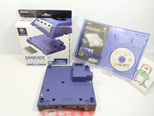 Game Boy Player DOL-017 Violet con scatola disco di avvio Nintendo GameCube testato 0520G