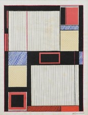 NICOLA CARRINO tecnica mista e collage su carta 65x50 cm