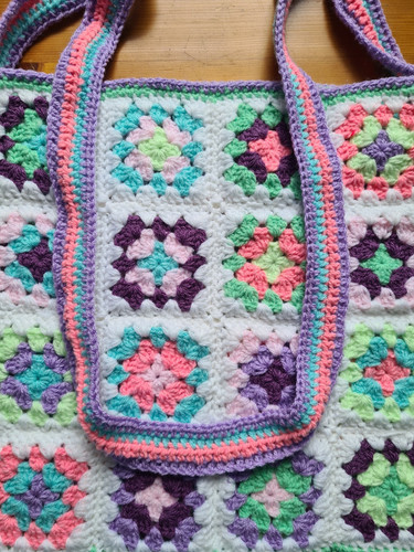 Borsa tracolla all uncinetto - a,
