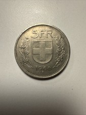 Moneta Svizzera 5 franchi 1968