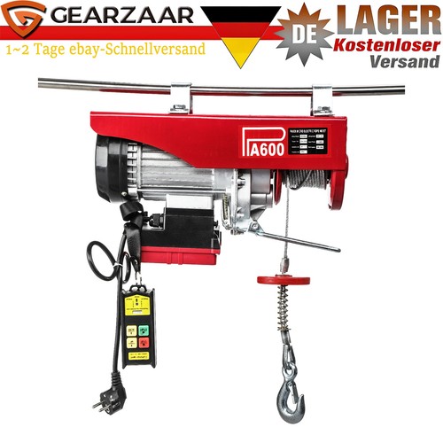 Paranco elettrico fune 300kg - elettrico, a