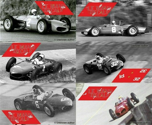Decalcomanie ferrari 156 - decalcomanie, gp
