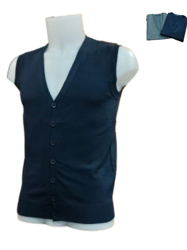Gilet uomo cardigan smanicato - gilet,