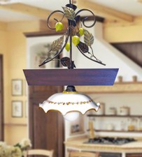 lampadario bilanciere rustico