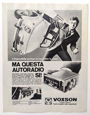 Pubblicita' Voxson Junior Autoradio Vintage Advertising Werbung 1968 (R5)