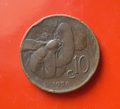 Centesimi 1926 errore - 10,