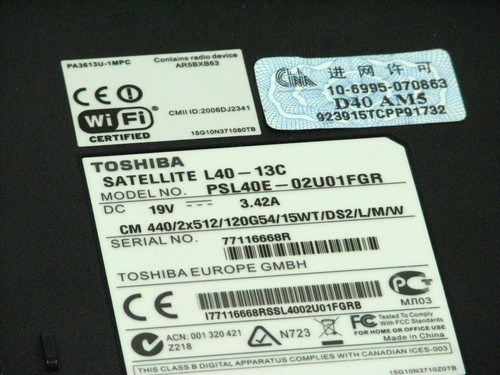 Scocca inferiore toshiba - scocca,